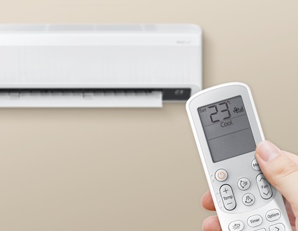 A Samsung Air conditioner and its remote control