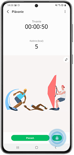 Ikona zámku na obrazovke