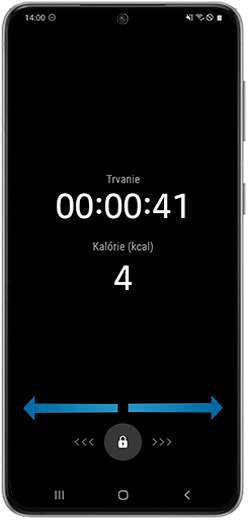 Odomknite prejdením doľava alebo doprava