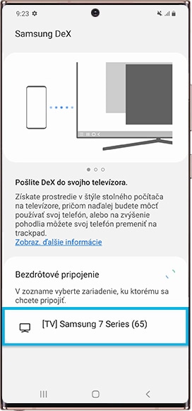 Pripojenie DTS