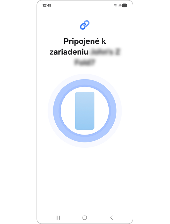 Pripojenie k novému zariadeniu