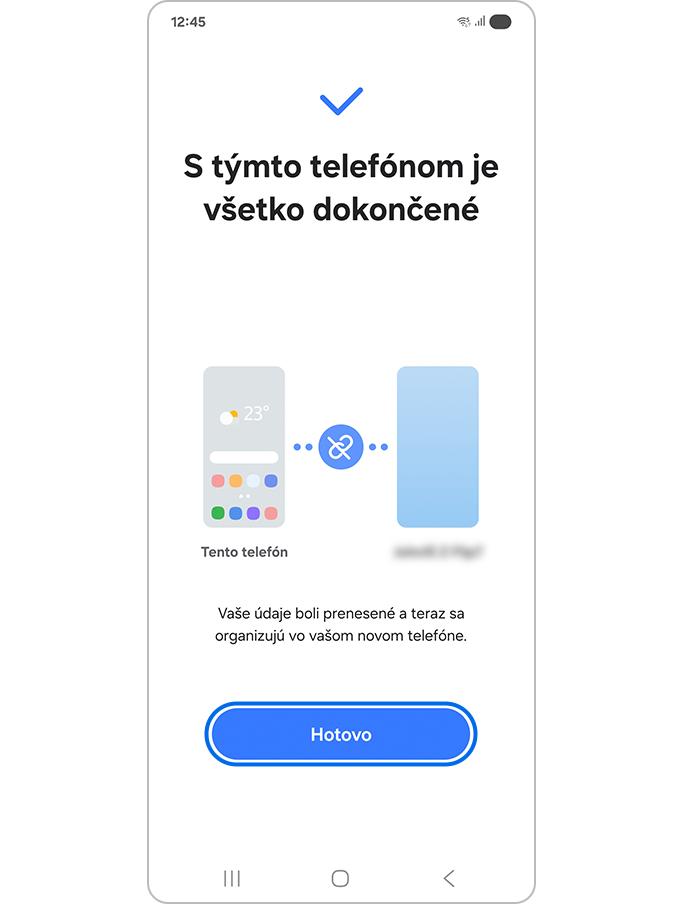 Klepnite na tlačidlo Hotovo