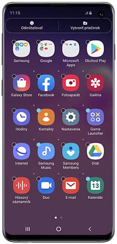 Vyberte položky, ktoré chcete zoskupiť