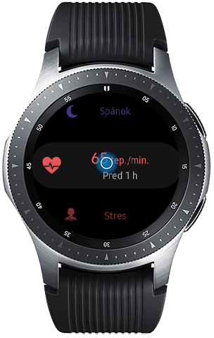 Otvorte obrazovku sledovania srdcového tepu