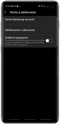 Klepnite na Diaľkové pripojenie