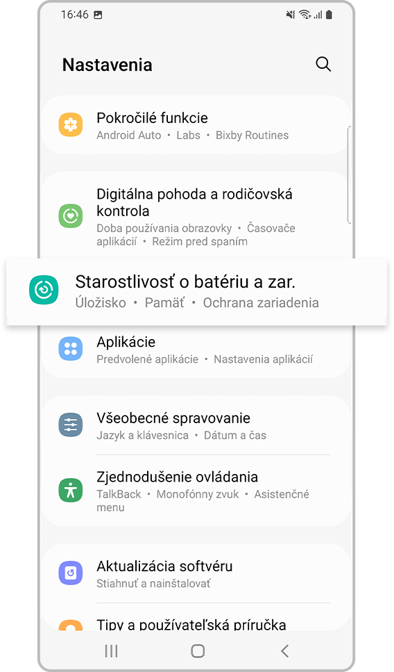 aktivácia rýchleho nabíjania – 1. krok