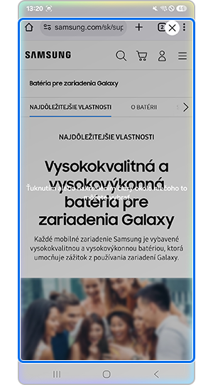 Výber textu v rámci funkcie