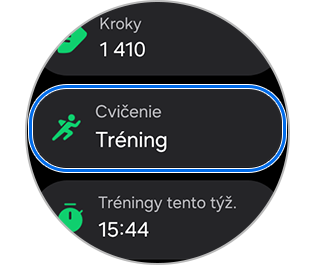 Výber cvičenia