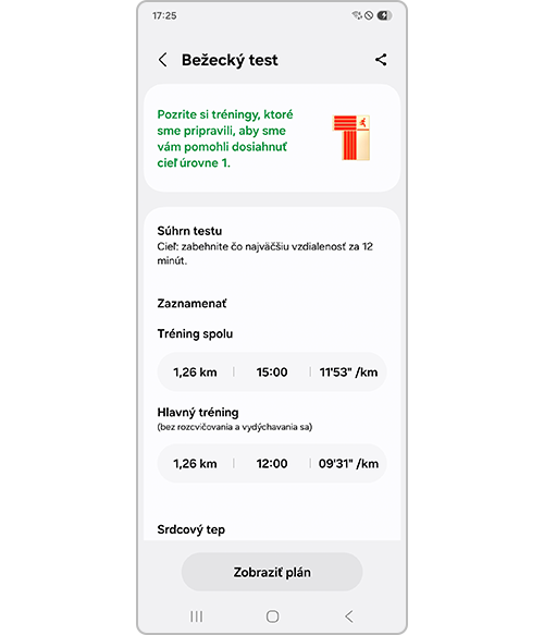 Zobrazenie výsledku Bežecký test