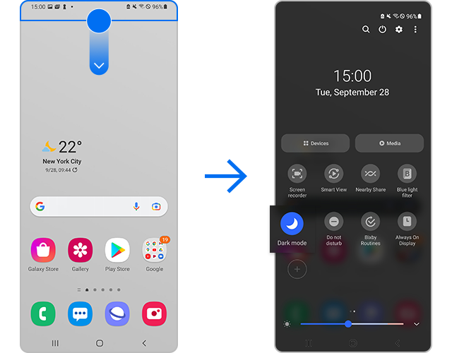 Dark Mode aktivieren
