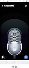 Karaoke Mic is displayed on a mobile device.