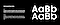 The letters AaBb are written in Samsung Sharp Sans Bold and Medium.