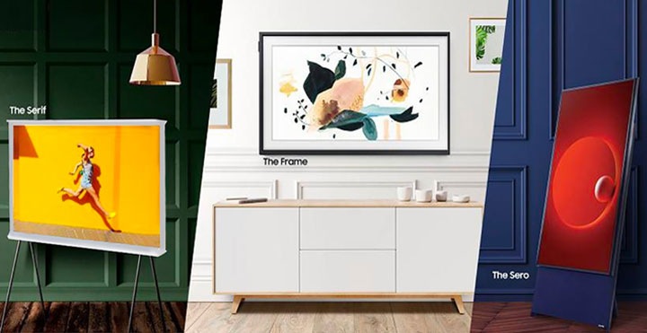 Samsung Life Style TV : The Serif , the Frame และ The Sero ทีวีใหม่ 2020
