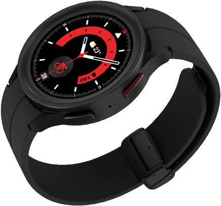 อ่านรีวิว Galaxy Buds2 Pro ที่มาพร้อมฟีเจอร์การติดตามตำแหน่งติดตามตำแหน่งหูฟัง แม้หูฟังจะไม่ได้อยู่ในเคส ด้วย SmartThings Find. Galaxy Watch5 Pro สี Black Titanium
