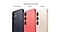 Samsung.com'a özel renklerde (Blueblack, Coralred ve Pinkgold) üç Galaxy S25+ akıllı telefon, üstten ve alttan ön görünümleriyle ekrana girer. Daha sonra arka görünümlerine dönerler.