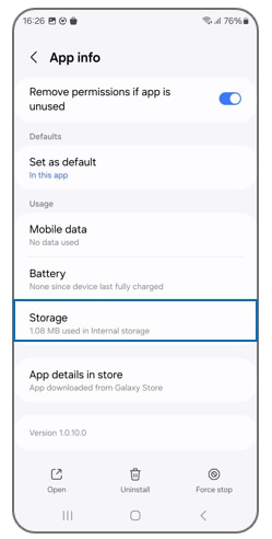 Storage