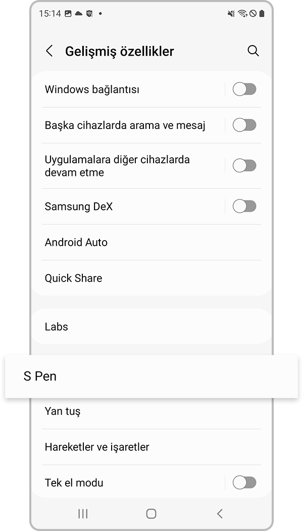 s22 s pen fotoğraf çekme adım 2