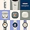 以淺米色、灰色和淡紫色的方格背景展現各種 Galaxy  Buds2 Maison Kitsuné 特別版和 Galaxy Watch4 Maison Kitsuné 特別版的特寫鏡頭。Moonrock Beige 藍芽耳機、錶帶及充電盒上均有一個小狐狸圖案。Stardust Grey皮革充電盒上的狐狸臉圖案上方綴有幾顆小星星。Stardust Grey皮革錶帶上有 Maison Kitsuné 的手寫標誌,錶面上則有狐狸的特寫圖。Moonrock Beige錶帶呈現宇宙主題的錶面和小狐狸圖案。另一個版本則是有兩個狐狸臉圖案在錶面上下方,且狐狸耳朵有音符流瀉而出,側邊則綴有Maison Kitsuné 手寫標誌。「SAMSUNG XMaison Kitsuné PARIS 特別版」