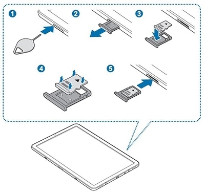 Installing a memory card