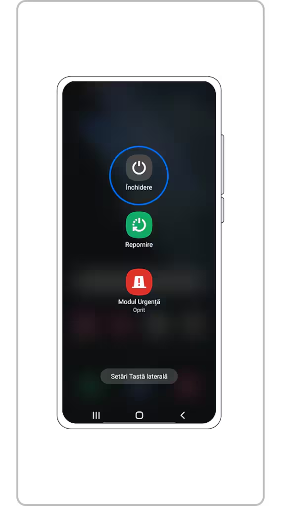 <b>2.</b> Selectează <b>Închidere</b>