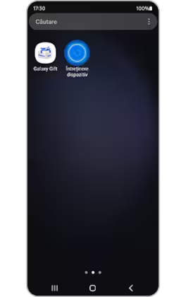 Vizualizarea Îngrijirea dispozitivului pe ecranul Aplicații.