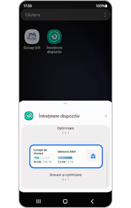 Aspectul și afișarea setărilor widget-ului dispozitivului.