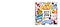 TryGalaxy QR code surrounded by colourful emoji icons and a "Welcome, we're open" sign