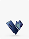 A Galaxy Z Fold is tilted towards the left. A Galaxy Z Flip7 is sitting above the Galaxy Z Fold7 and is tilted towards the right to form a heart shape
