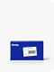 A blue parcel with a Samsung logo and a delivery sticker