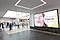 Samsung SMART Signs are installed in the shopping mall.