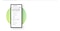 There is a phone with the SmartThings Energy tab on screen. 27.41 kWh saving equals to 14.6% with AI Energy mode and the total usage is 187.56 kWh. The room air conditioner uses the most energy, followed by the TV, then the fridge. The AI Energy mode is on, there are three saving options; Maxumim saving, Carbon Intensity and Custom. Carbon intensity is selected. Also Devices can be selected; Room air conditioner, TV, Refrigerator and Dryer. All devices are selected. 'Upgrade' icon is above the phone.