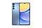 The display and back of the Samsung Galaxy A15 5G in blue