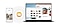 On the left, a Galaxy smartphone displays thumbnails of gallery items. In the center is the Storage Share icon. On the right, a Galaxy Book displays an open folder with items from the smartphone. Behind the folder, a presentation file incorporating some of those items is partially visible.
