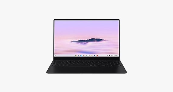 Galaxy Book4 model is open and facing forward.