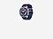 The new Galaxy Watch Ultra is shown in the Titanium Blue strap