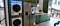 An image of the townhouse green kitchen close up in the KX london store with all the latest Samsung kitchen appliances