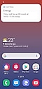 Example of a pop up SmartThings DR pre-event notification
