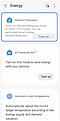 Highlighted Accept upcoming preset Demand Response event notification