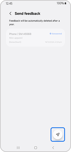 Send option highlighted.
