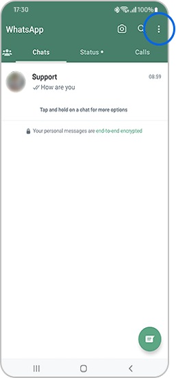 Tap the More Options icon