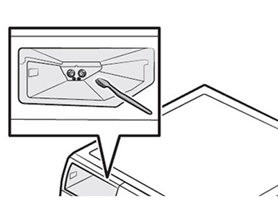 Clean the detergent drawer with a soft brush