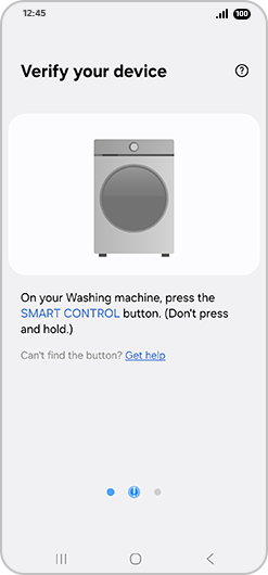 “Verify your device” screen.