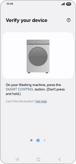 “Verify your device” screen.