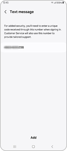 Phone number removed from two-step verification