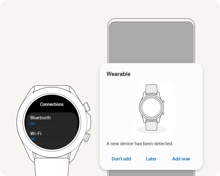 If it's the first time pairing your devices, check to see a pop-up appears on the screen (Pairing Mode).