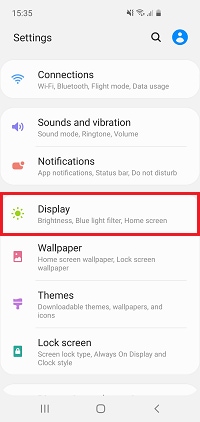 Tap Display