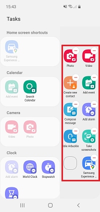 Drag the task around to change their order