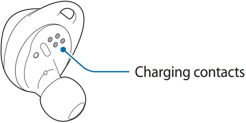 Charging contact location