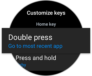 watch double press