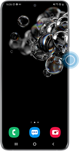 Power / Oldalsó gomb a legtöbb Galaxy készülék jobb oldalán található